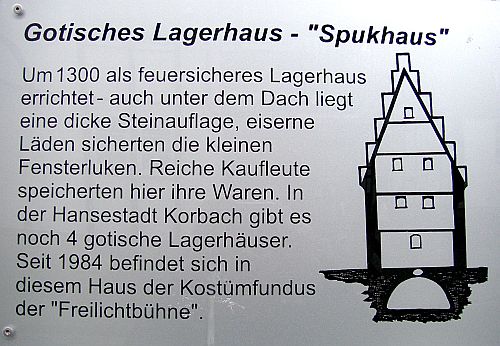 Infotafel - Spukhaus